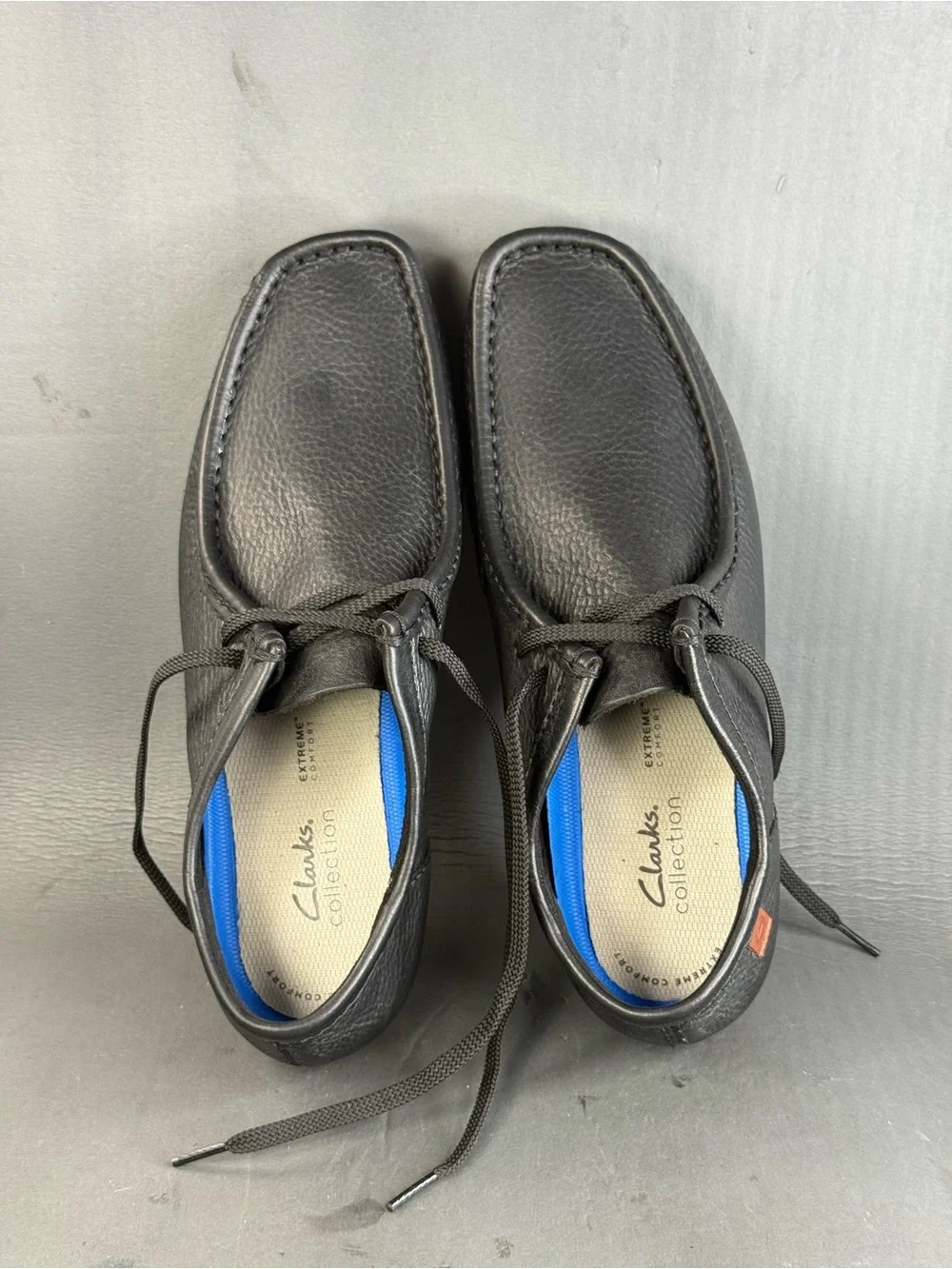 Clarks Men's Shacre II Run shoes black tumbled leather shoes men’s size 11.5